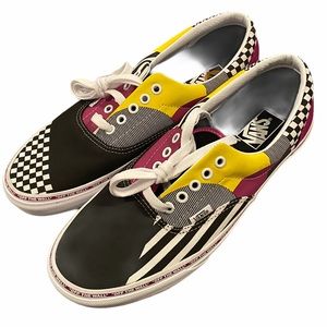 Vans Era Juxtapoze Checker Stripe Suede Tie